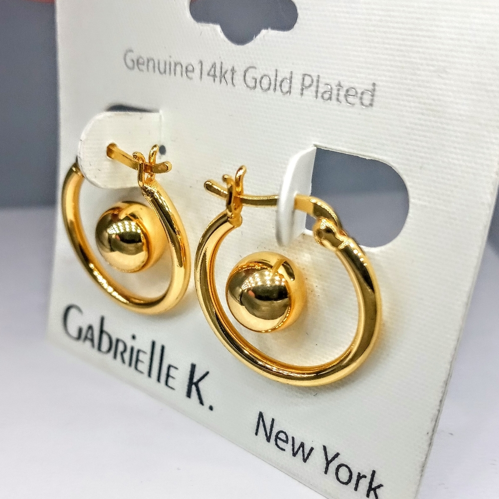 SOLD Gold Plated Earrings NWT
